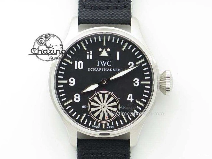 MIROTIME 0519 Classic PILOT IW389001 ZF 1:1 Best Edition Ceramic Case Green Dial on Green Nylon Strap A7750 (Function Same As Genuine) 7160